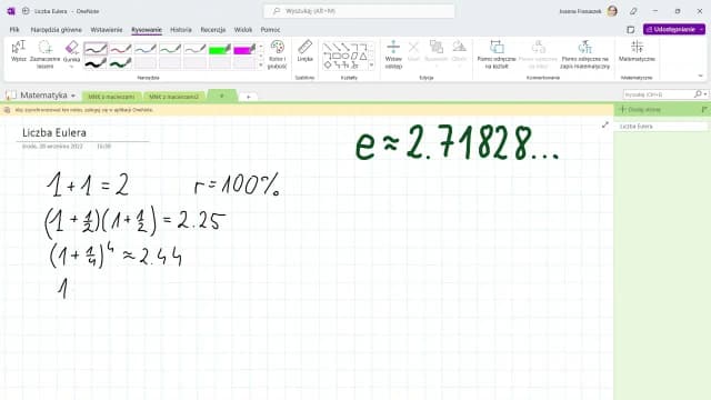 Liczba e w matematyce: jej znaczenie, właściwości i zastosowania